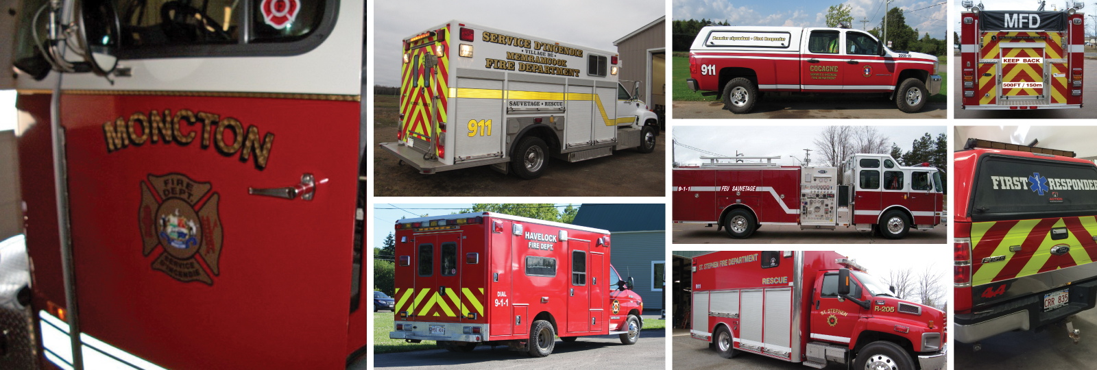 Codiac Printing Inc. Emergency Vehicles